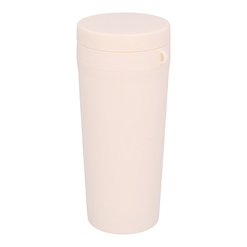 Termokubek plastikowy Holly, beżowy