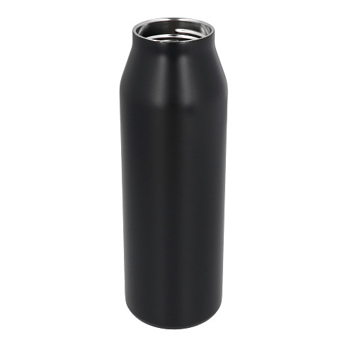 Stalowa termobutelka Alice, czarny